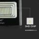LED Vonakajší solárny reflektor LED/40W/10V IP65 6000K + diaľkové ovládanie