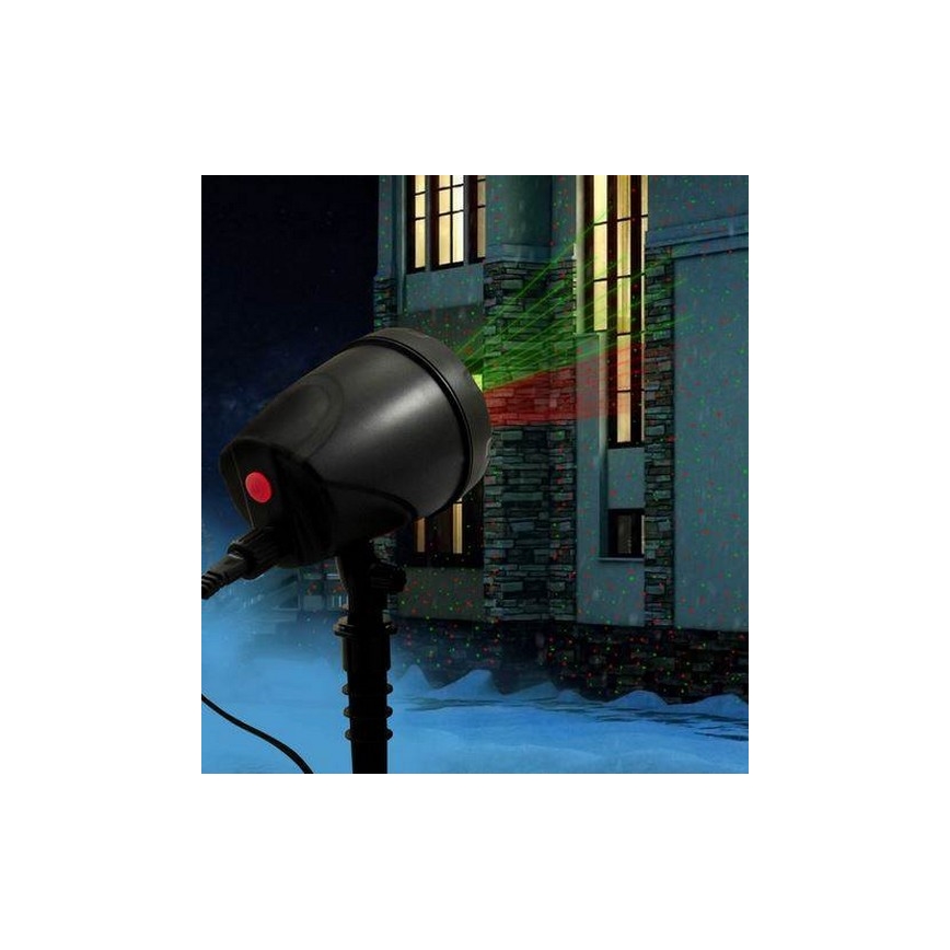 LED Vonkajší laserový projektor LED/5W/230V IP44