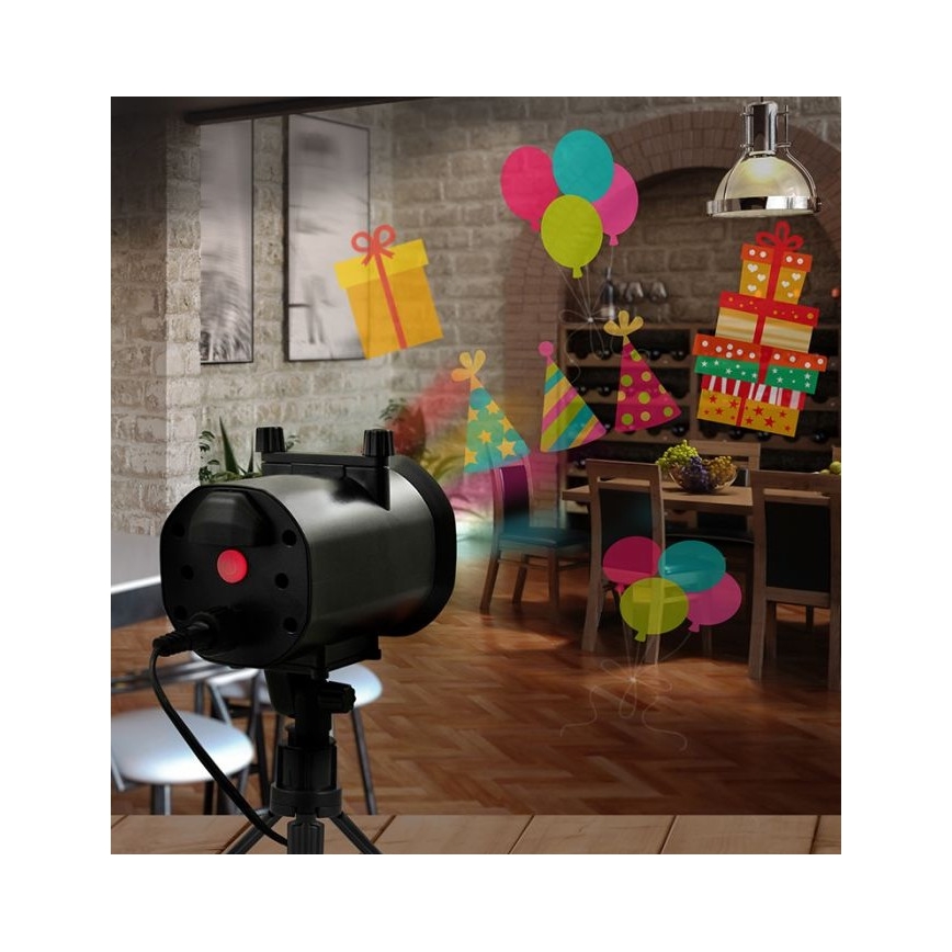 LED Vonkajší laserový projektor LED/5W/230V IP44