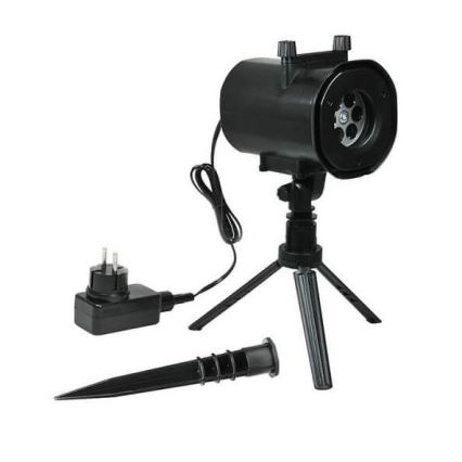 LED Vonkajší laserový projektor LED/5W/230V IP44