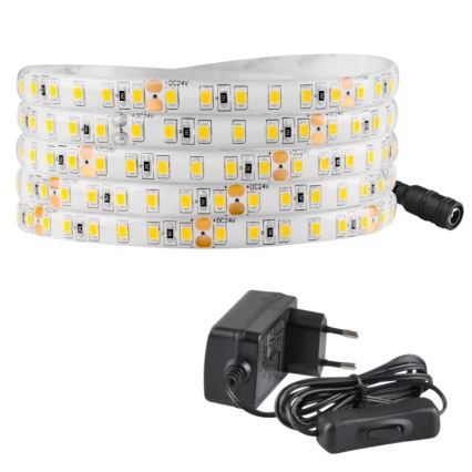 LED Vonkajší pásik 3m LED/23W/24V/230V 4000K IP65