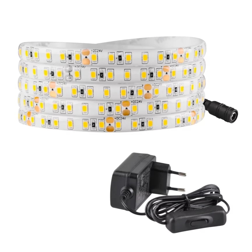 LED Vonkajší pásik 3m LED/23W/24V/230V 4000K IP65
