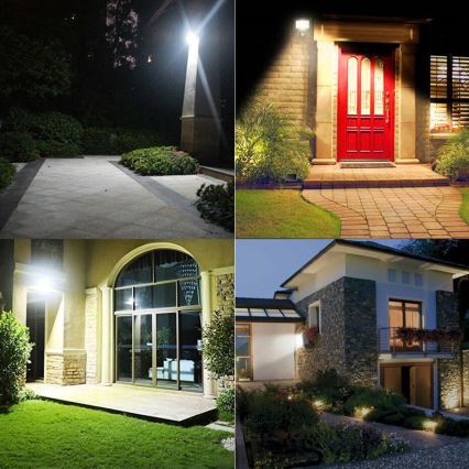 LED Vonkajší reflektor LED/100W/230V 4500K IP65 čierny