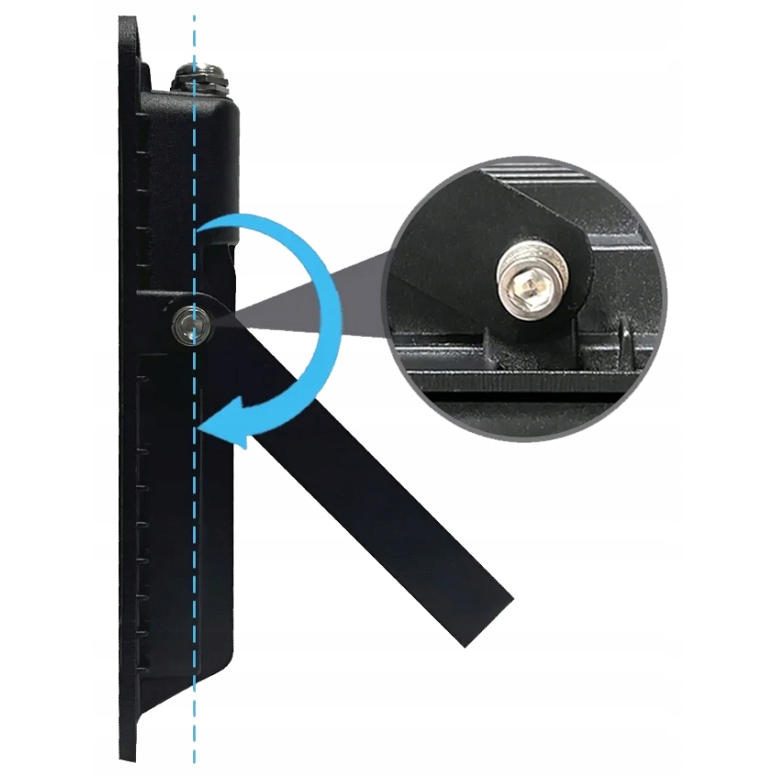 Vonkajší LED reflektor s pohybovým a súmrakovým senzorom, 100 W, 230 V, 4500 K, IP65, čierny