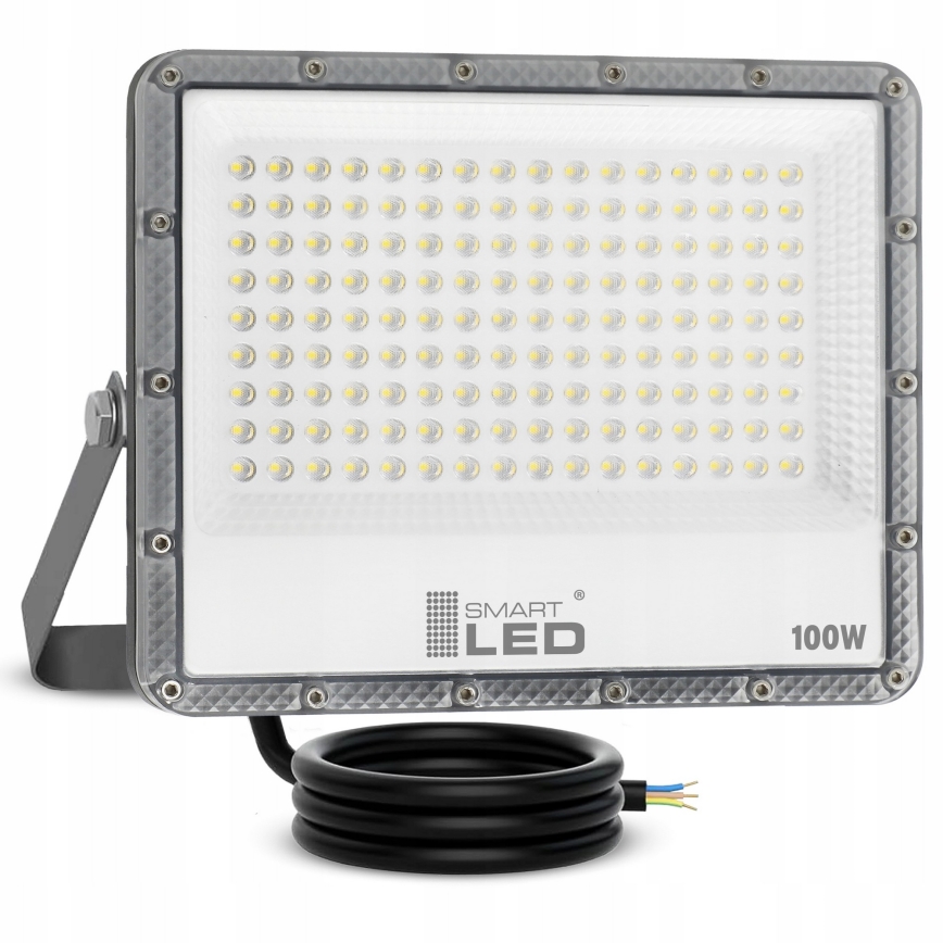 LED vonkajší reflektor LED/100W/230V 4500K IP65 sivý