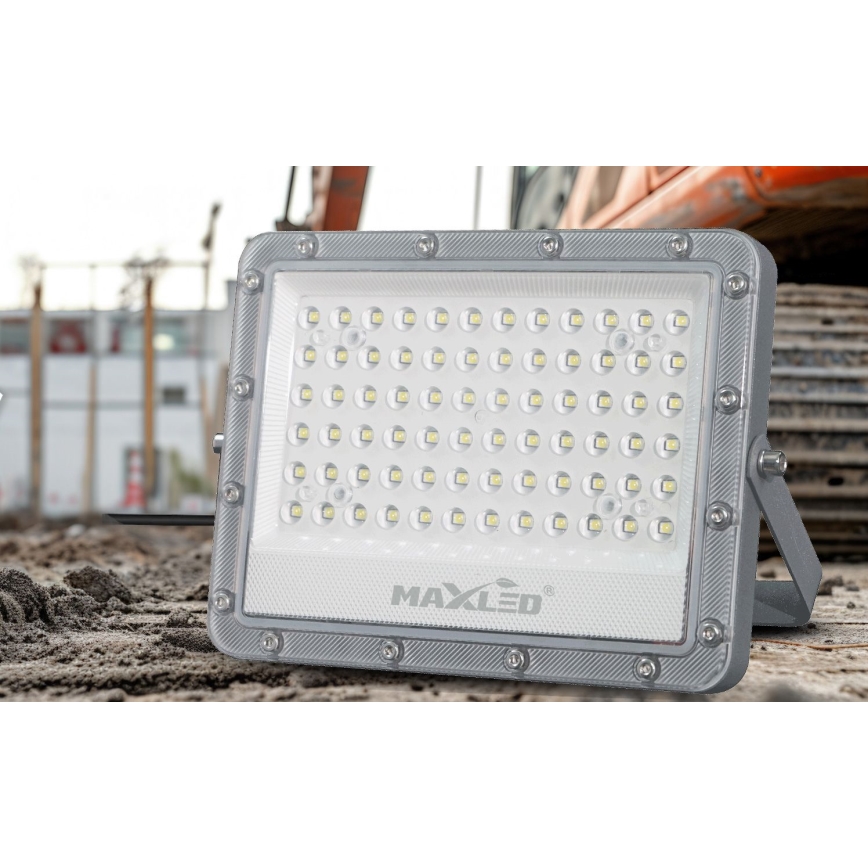 LED Vonkajší reflektor LED/100W/230V 5000K IP65 šedá