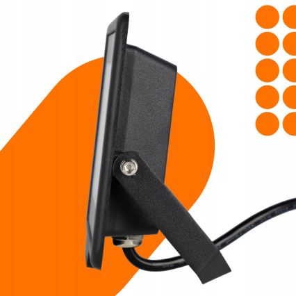 LED Vonkajší reflektor LED/50W/230V 4500K IP65 čierna