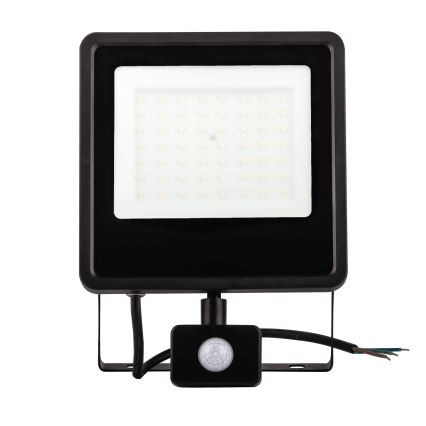 LED Vonkajší reflektor so senzorom LED/20W/230V 4000K IP65 čierna