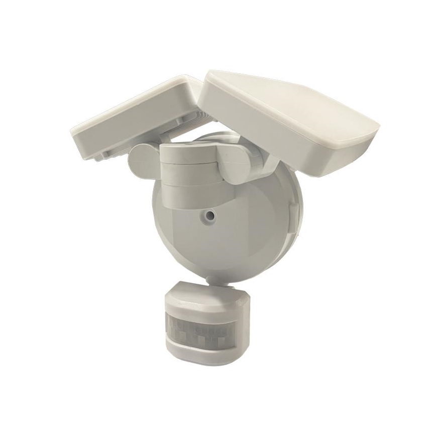 LED Vonkajší reflektor so senzorom LED/24W/230V 3000/4000/6000K IP54 biela