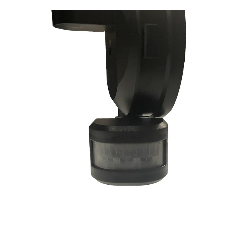 LED Vonkajší reflektor so senzorom LED/24W/230V 3000/4000/6000K IP54 čierna