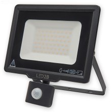 LED Vonkajší reflektor so senzorom LED/50W/230V 6500K IP44