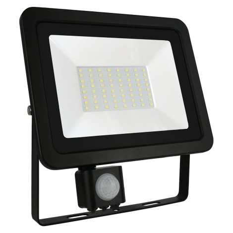 LED Vonkajší reflektor so senzorom NOCTIS LUX 2 LED/50W/230V 6000K IP44 čierna
