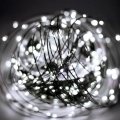 LED Vonkajší  reťaz 1500xLED/230V 8 funkcií 153 m IP44 studená biela + diaľkové ovládanie