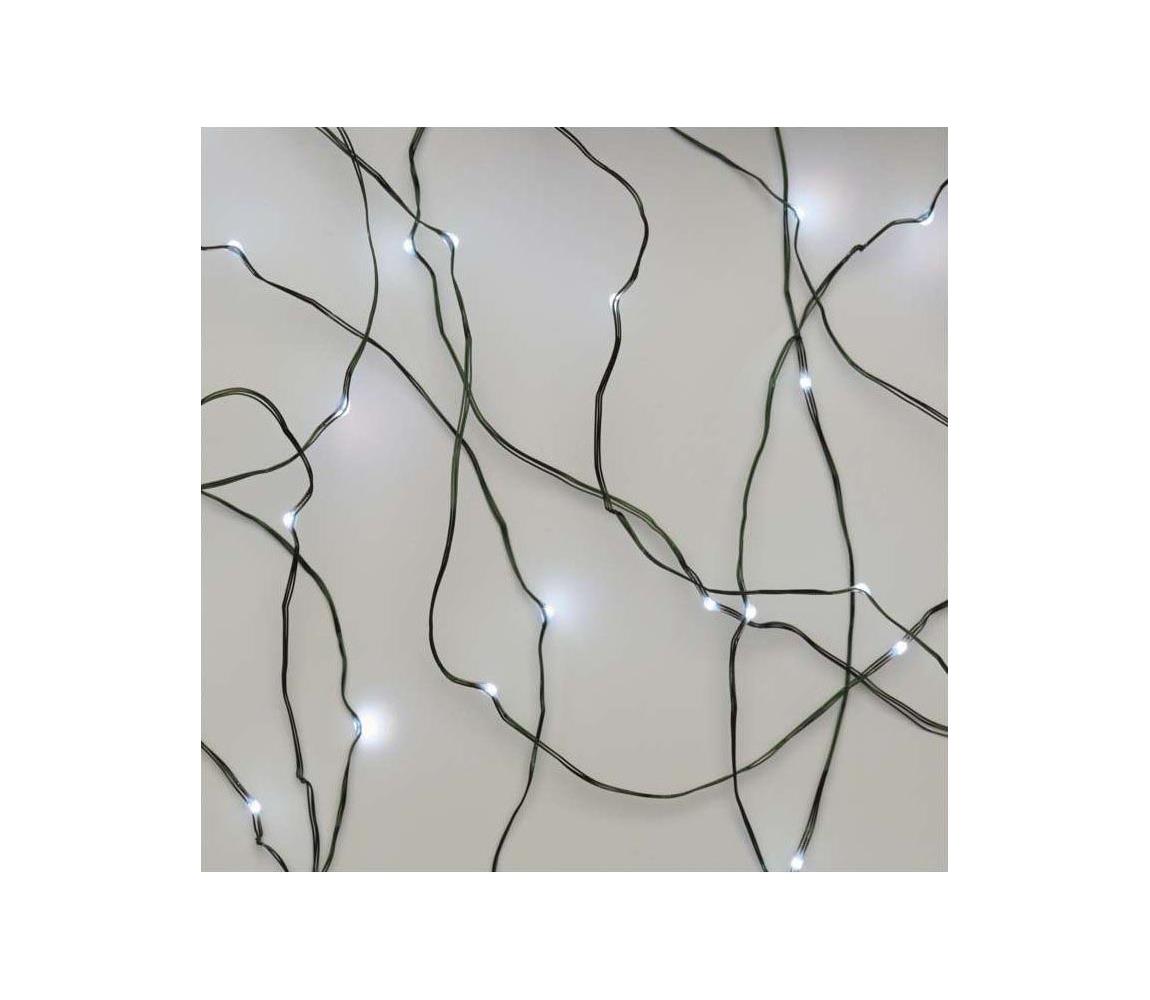 LED  vonkajší reťaz 150xLED/20m IP44 studená biela D3AC05
