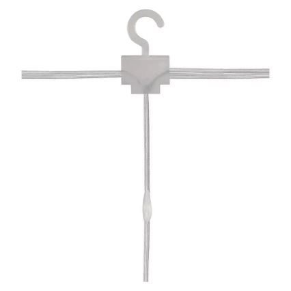 LED vonkajší reťazec 240xLED/8 funkcií 6,7 m IP44 teplá biela