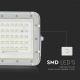 LED Vonkajší stmievateľný solárny reflektor LED/10W/3,2V IP65 4000K biela + diaľkové ovládanie