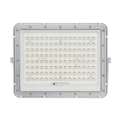LED Vonkajší solárny reflektor LED/20W/3,2V 6400K biela IP65 16000 mAh + diaľkové ovládanie
