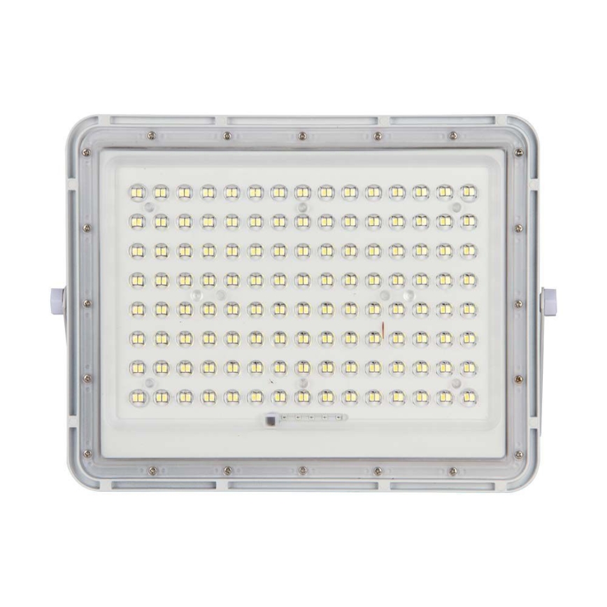 LED Vonkajší solárny reflektor LED/20W/3,2V 6400K biela IP65 16000 mAh + diaľkové ovládanie