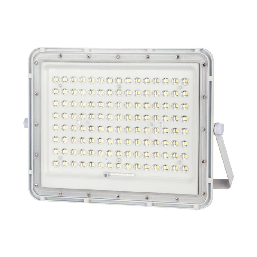 LED Vonkajší solárny reflektor LED/20W/3,2V 6400K biela IP65 16000 mAh + diaľkové ovládanie