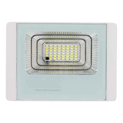 LED Vonkajší solárny reflektor LED/20W/3,2V IP65 6400K 20000 mAh + diaľkové ovládanie
