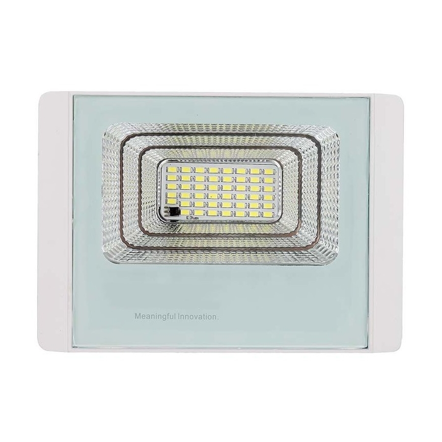 LED Vonkajší solárny reflektor LED/20W/3,2V IP65 6400K 20000 mAh + diaľkové ovládanie