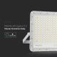 LED Vonkajší solárny reflektor LED/30W/3,2V 6400K biela IP65 + diaľkové ovládanie