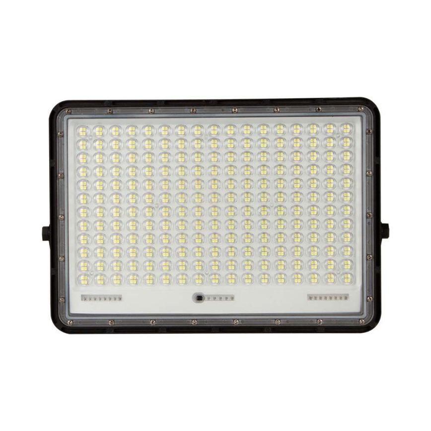 LED Vonkajší solárny reflektor LED/30W/3,2V 6400K čierna IP65 20000 mAh + diaľkové ovládanie