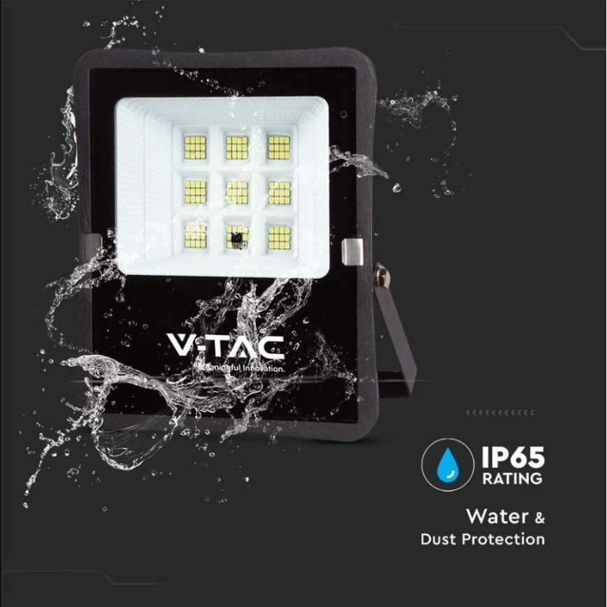 LED Vonkajší solárny reflektor LED/6W/3,2V 6400K IP65 4000 mAh + diaľkové ovládanie