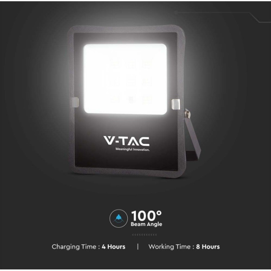 LED Vonkajší solárny reflektor LED/6W/3,2V 6400K IP65 4000 mAh + diaľkové ovládanie