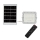 LED Vonkajší stmievateľný solárny reflektor LED/10W/3,2V IP65 4000K 6000 mAh biela + diaľkové ovládanie