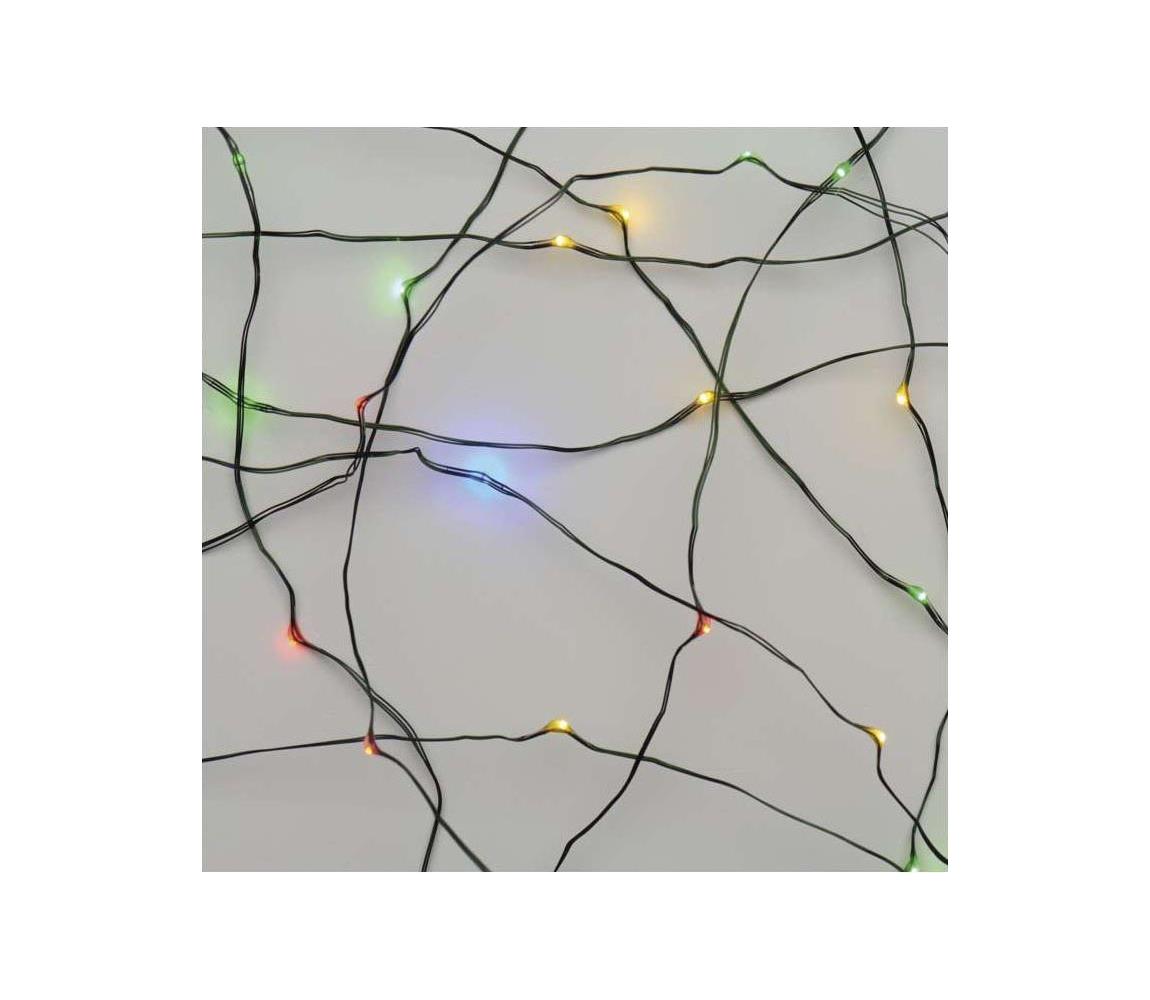 LED vonkajší svetelný reťazec 150xLED/20m IP44 viacfarebný D3AM03