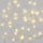 LED vonkajší svetelný reťazec 160×LED / 21 m, IP44, teplá biela