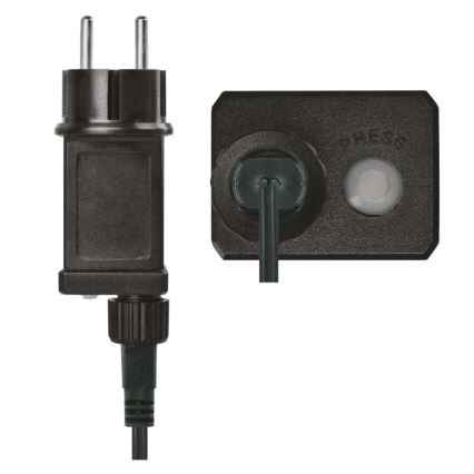 LED vonkajší svetelný reťazec 160×LED / 21 m, IP44, teplá biela