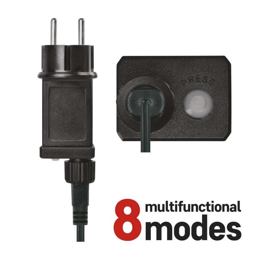 Elektrický prívod s ovládačom – prepína sa režim osvetlenia – osem multifunkčných módov.