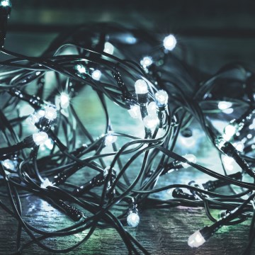 LED Vonkajší vianočný reťaz 1000xLED/230V 8 funkcií 75 m IP44 studená biela