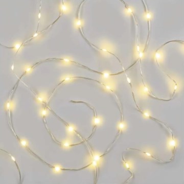 LED Vonkajší vianočný reťaz 120xLED/17m IP44 teplá biela