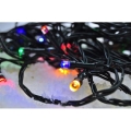 LED Vonkajší vianočný reťazec 100xLED/8 funkcií IP44 13m viacfarebný