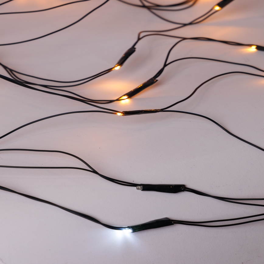 LED Vonkajší vianočný záves NET 240xLED/7,2W/230V 1,5x2 m IP44 teplá biela