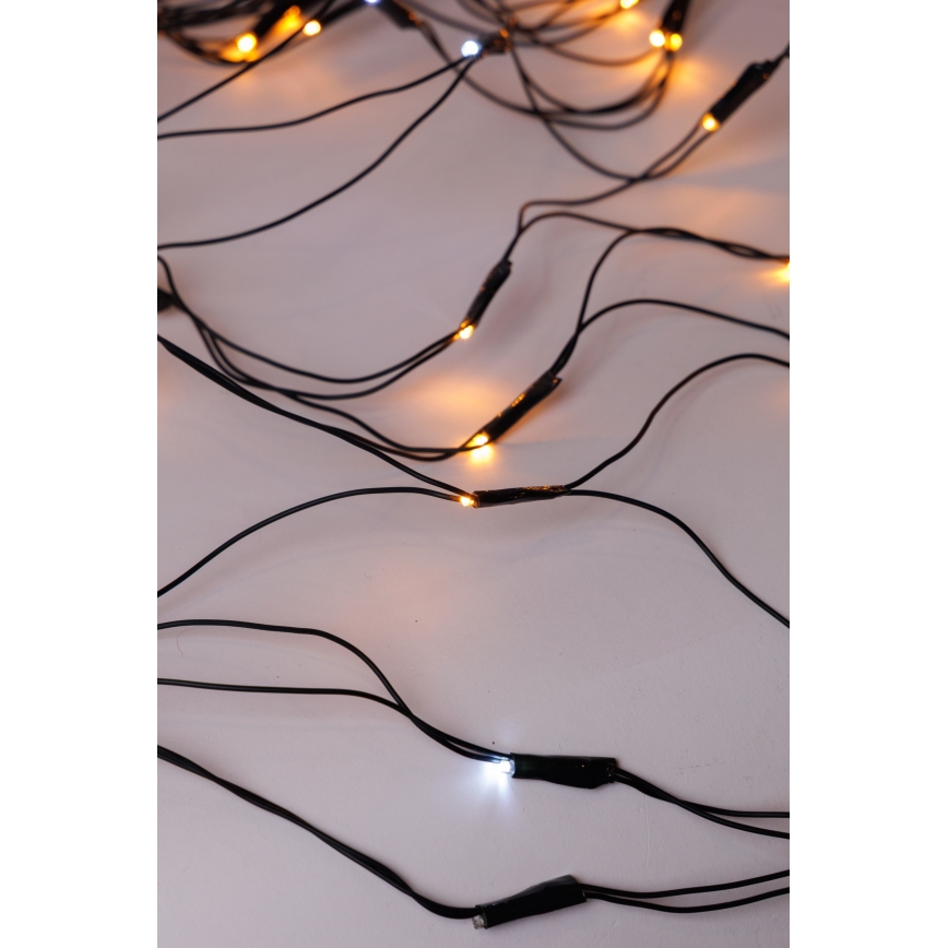 LED Vonkajší vianočný záves NET 240xLED/7,2W/230V 1,5x2 m IP44 teplá biela