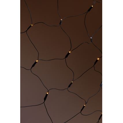 LED Vonkajší vianočný záves NET 240xLED/7,2W/230V 1,5x2 m IP44 teplá biela