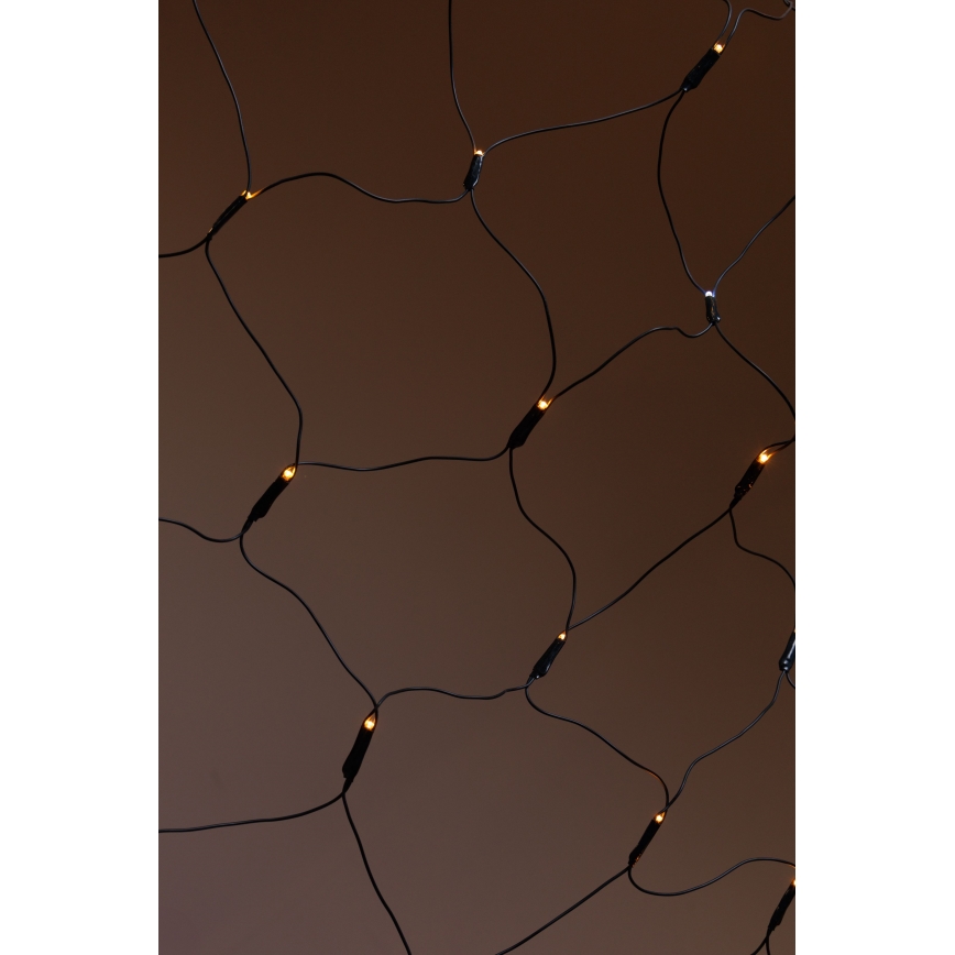 LED Vonkajší vianočný záves NET 240xLED/7,2W/230V 1,5x2 m IP44 teplá biela