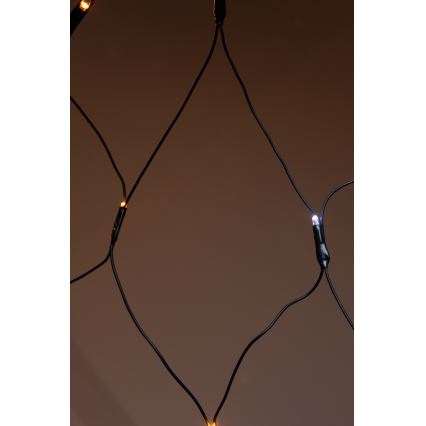 LED Vonkajší vianočný záves NET 240xLED/7,2W/230V 1,5x2 m IP44 teplá biela