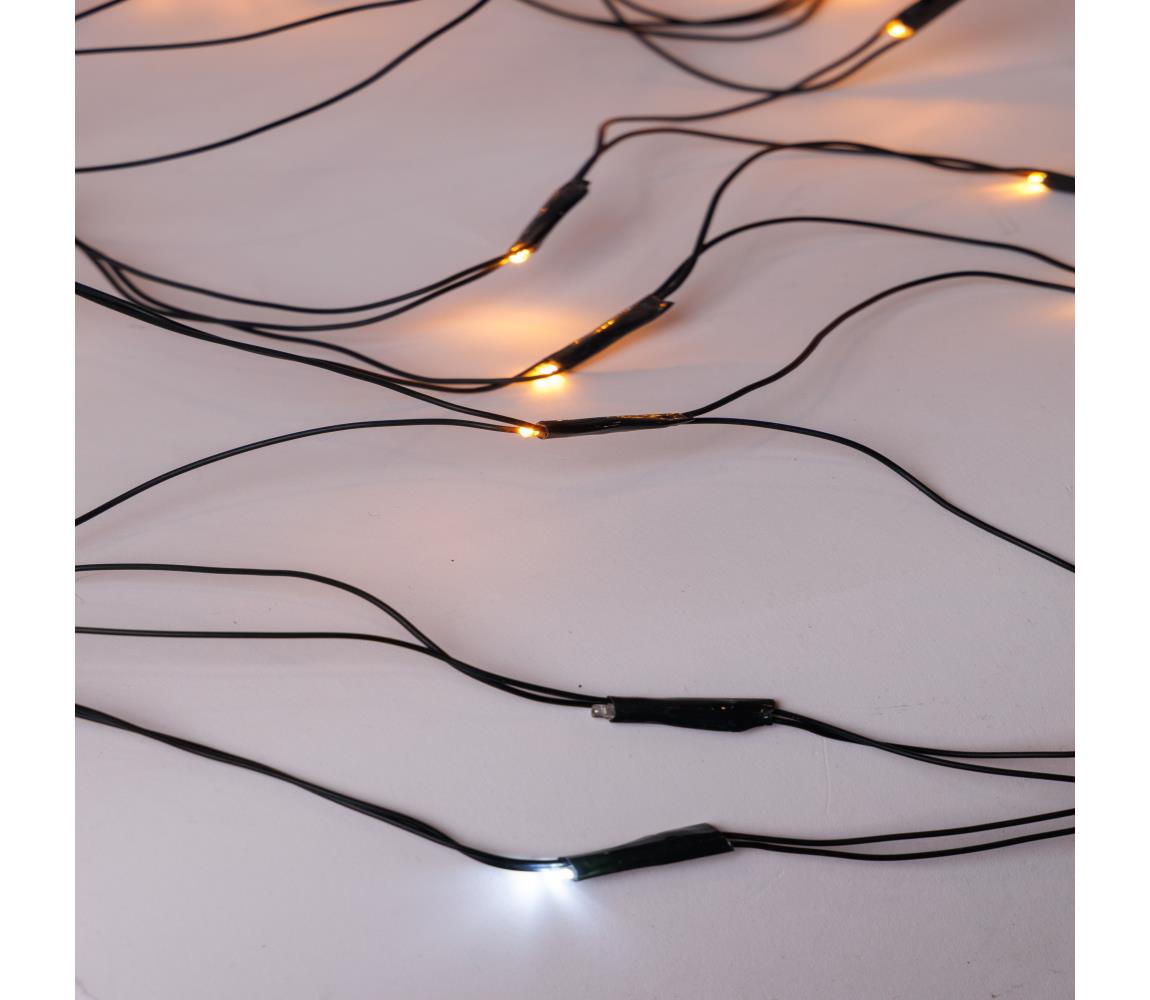 Eurolamp LED vonkajší záves NET 240xLED/7,2W/230V 1,5x2 m IP44 teplá biela 600-11382