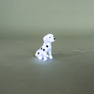 LED vonkajšia dekorácia 30xLED/3,6W/230V IP44 studená biela dalmatínsky vzor