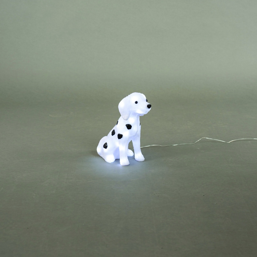 LED vonkajšia dekorácia 30xLED/3,6W/230V IP44 studená biela dalmatínsky vzor