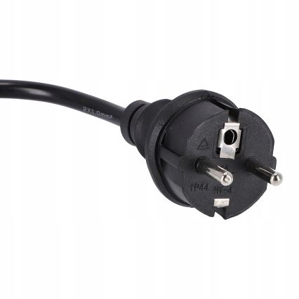 LED vonkajšia dekoratívna reťaz 20xE27/1W/230V 11,44 m IP44 čierna