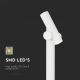 LED Vonkajšia flexibilná lampa LED/4W/230V 3000K IP44 100 cm biela