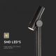 LED Vonkajšia flexibilná lampa LED/4W/230V 3000K IP44 100 cm čierna