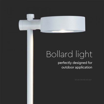LED vonkajšia lampa 7W/230V 4000K IP65 biela