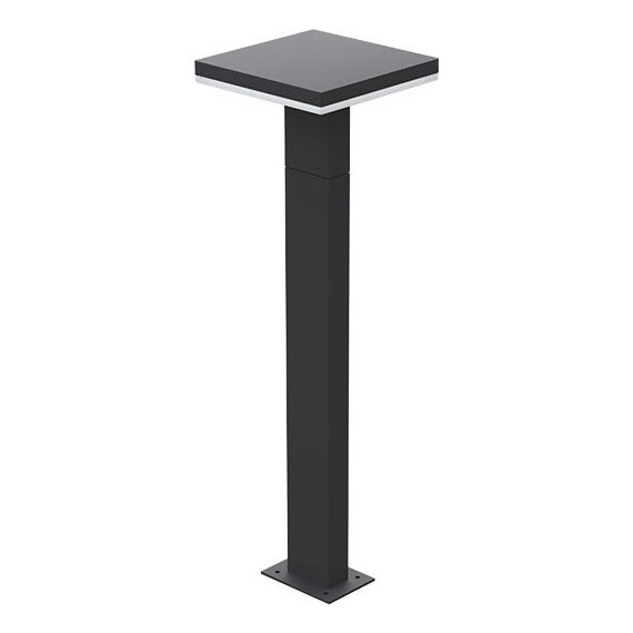 LED Vonkajšia lampa BARI LED/10W/230V 4000K 60 cm IP54 antracit